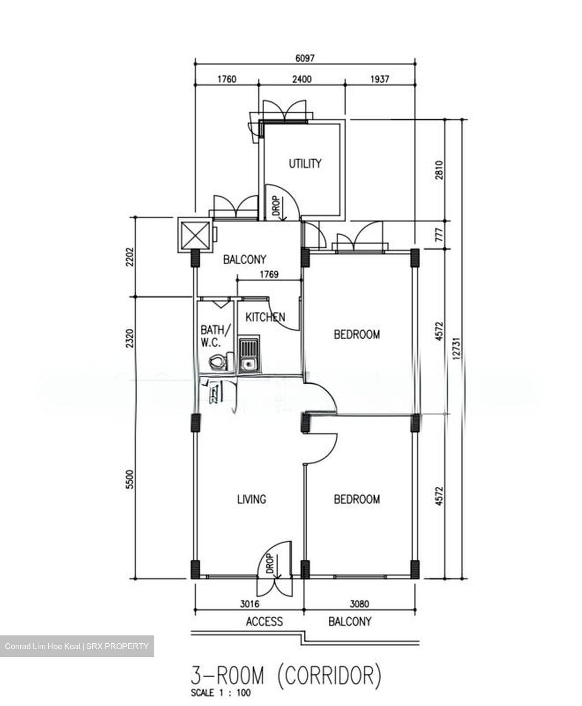 Blk 28 Brickworks Estate (Bukit Merah), HDB 3 Rooms #532450151